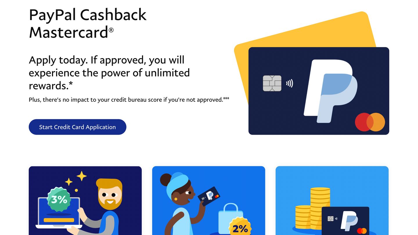 PayPal — Cashback Mastercard®